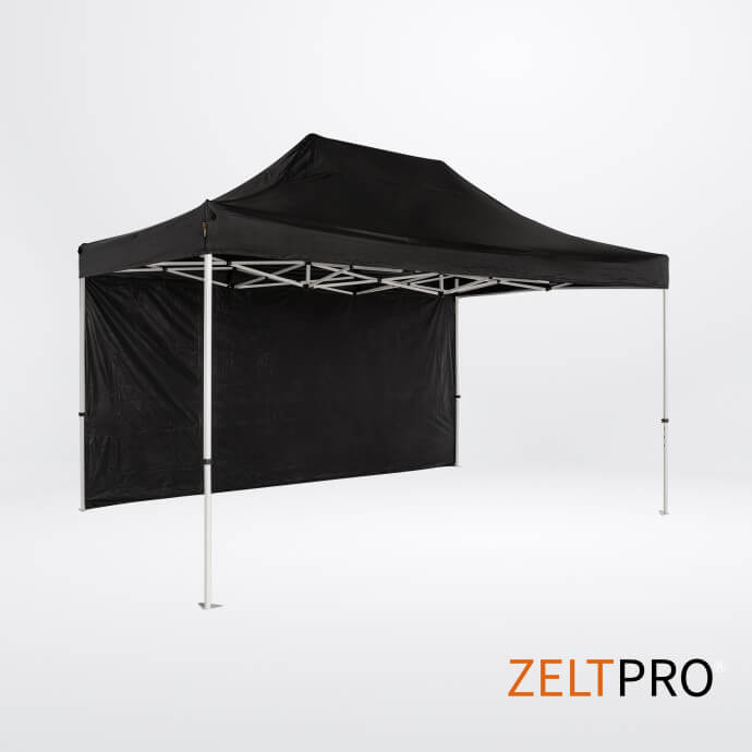Dachy i ściany do namiotów  3x4,5 Czarny Zeltpro PROFRAME 3