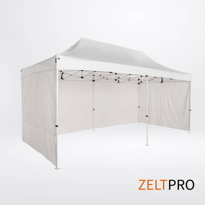 Dachy i ściany do namiotów 3x6 Biały Zeltpro PROFRAME 1