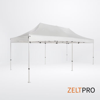Dachy i ściany do namiotów 3x6 Biały Zeltpro PROFRAME 2