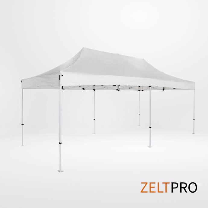 Dachy i ściany do namiotów 3x6 Biały Zeltpro PROFRAME 2
