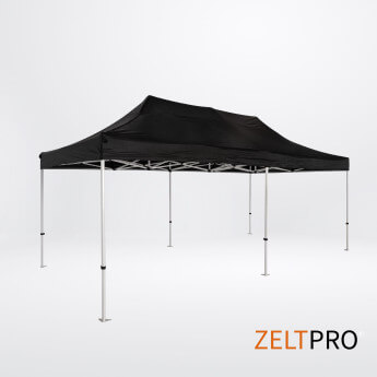 Dachy i ściany do namiotów  3x6 Czarny Zeltpro PROFRAME 2