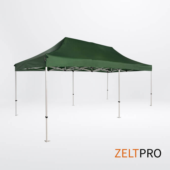 Dachy i ściany do namiotów  3x6 Zielony  Zeltpro PROFRAME 3