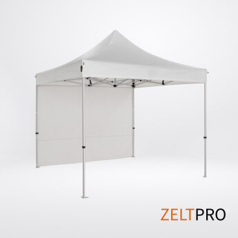 Namiot handlowy - ekspresowy, aluminiowy, 3x3 biały Zeltpro TITAN 4