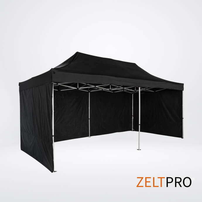 Dachy i ściany do namiotów  3x6 Czarny Zeltpro TITAN 1