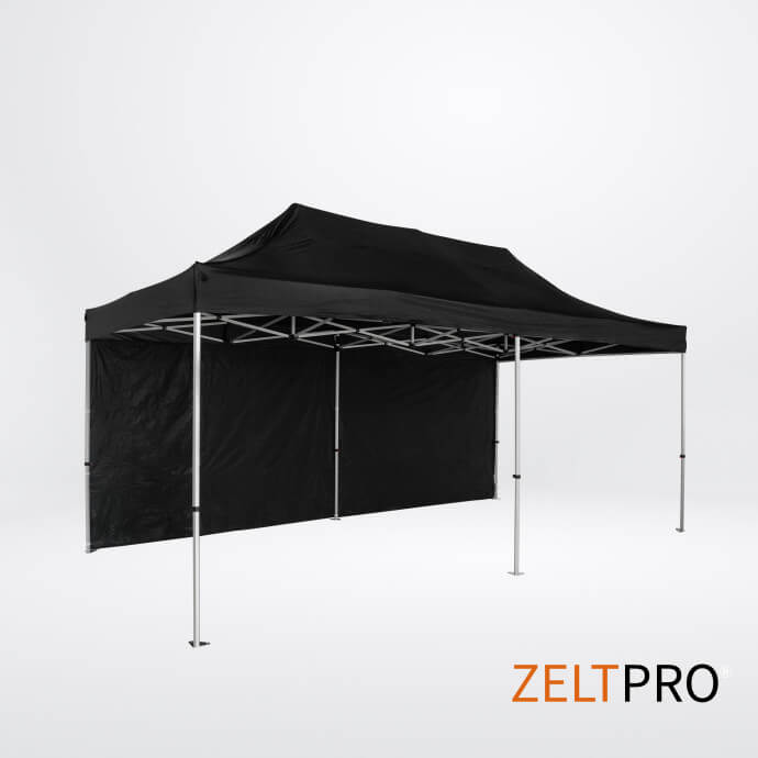 Dachy i ściany do namiotów  3x6 Czarny Zeltpro TITAN 3