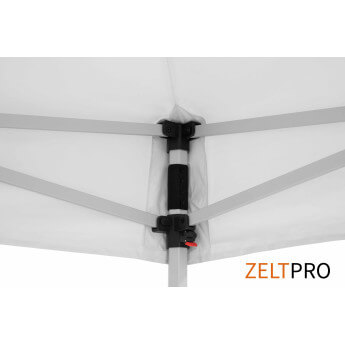 Namiot handlowy - ekspresowy, aluminiowy, 3x3 biały Zeltpro TITAN 10