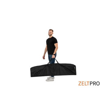 Namiot reklamowy 3x3 w wybranym kolorze Zeltpro TITAN z 4 ścianami i nadrukiem termotransferowym (2 szt.) na bokach dachu 9