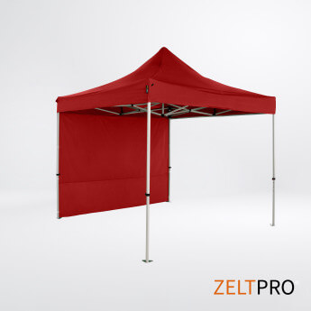 Namiot handlowy - ekspresowy, aluminiowy, 3x3 czerwony Zeltpro TITAN 2