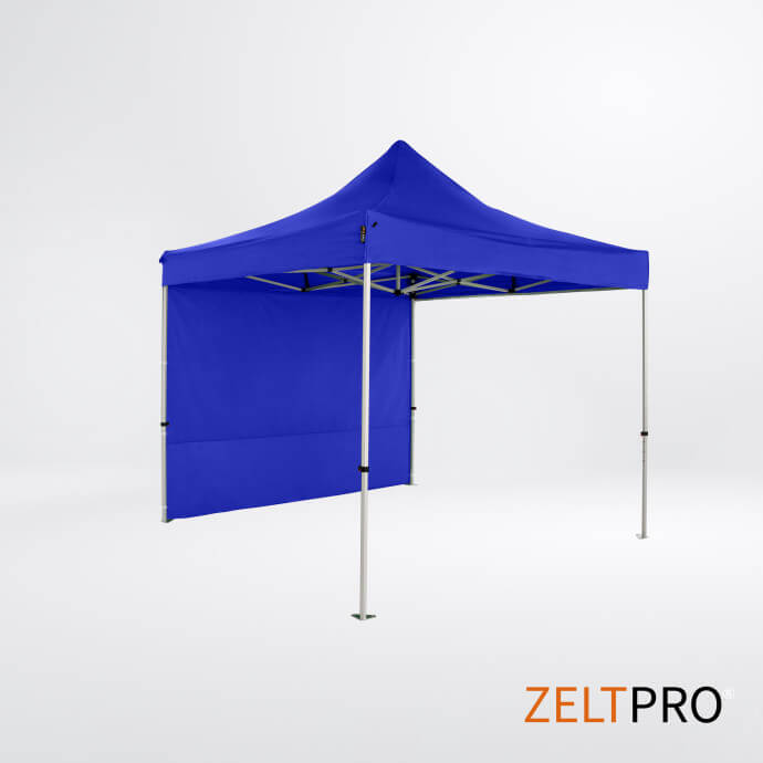 Namiot handlowy - ekspresowy, aluminiowy, 3x3 niebieski Zeltpro TITAN 2