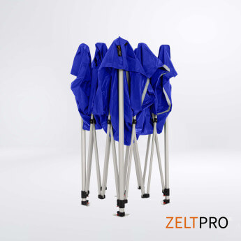 Namiot handlowy - ekspresowy, aluminiowy, 3x3 niebieski Zeltpro TITAN 5