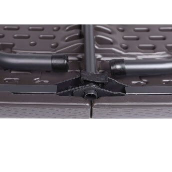 Stół cateringowy składany 180 cm brązowy 2