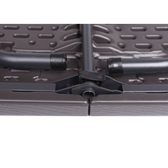 Stół cateringowy składany 180 cm brązowy 2