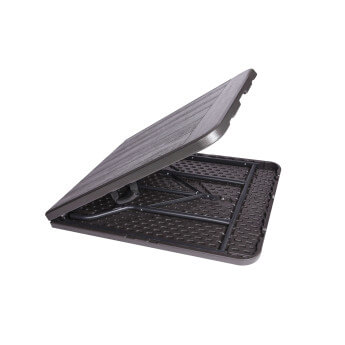 Stół cateringowy składany 180 cm brązowy 5