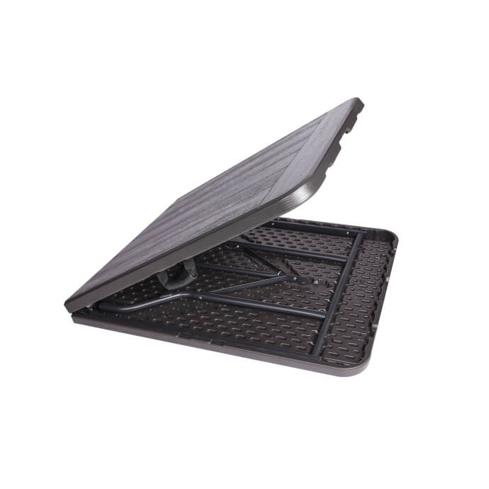 Stół cateringowy składany 180 cm brązowy 5