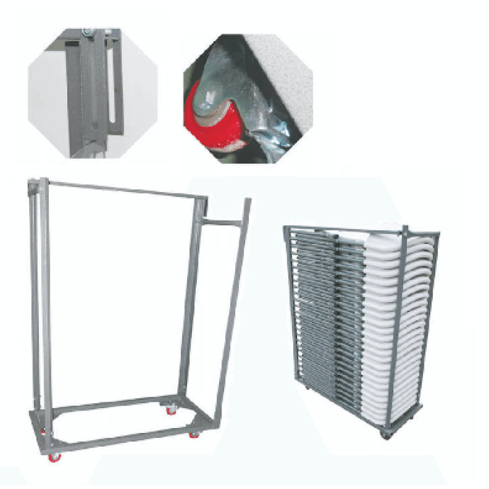 Wózek do krzeseł składanych PREMIUM 2