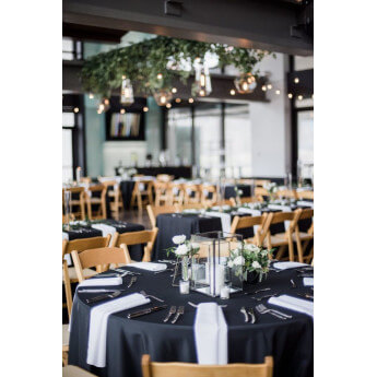 Obrus okrągły Restly czarny D300 4