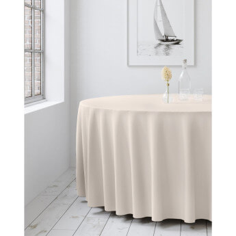 Obrus okrągły Restly szampański D300 1