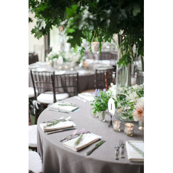 Obrus okrągły Restly szary D150 5