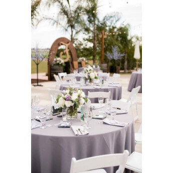 Obrus okrągły Restly szary D250 3