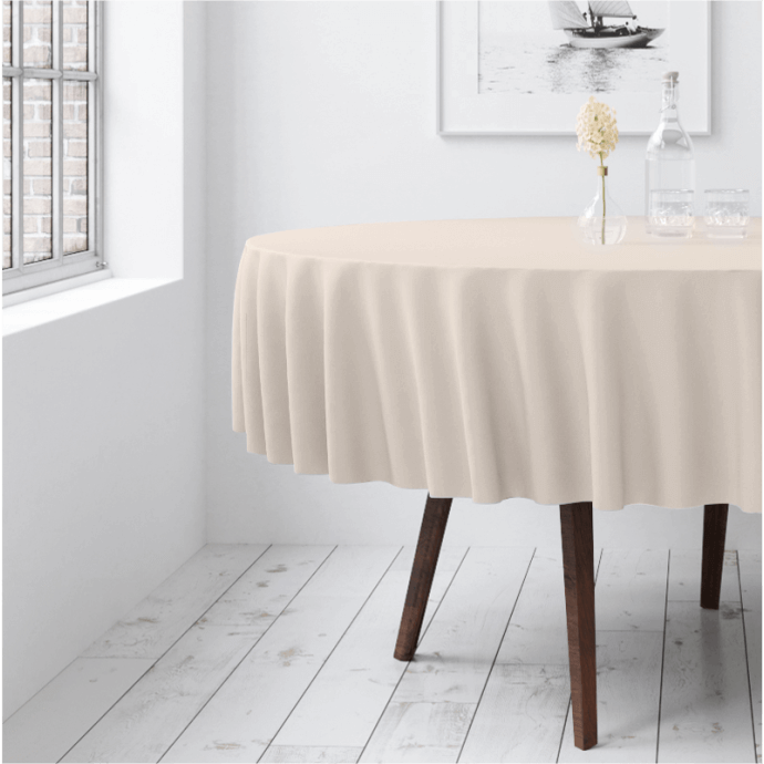 Obrus okrągły Restly szampański D250 1