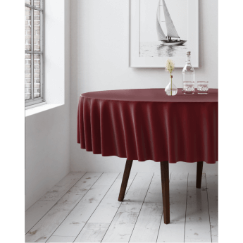 Obrus okrągły Restly bordowy D250 1