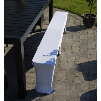 Pokrowiec na ławkę Restly biały 180x28x43 3