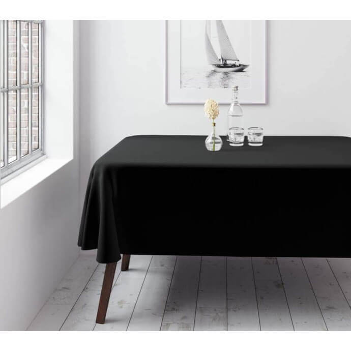 Obrus prostokątny Restly czarny 150x150 1