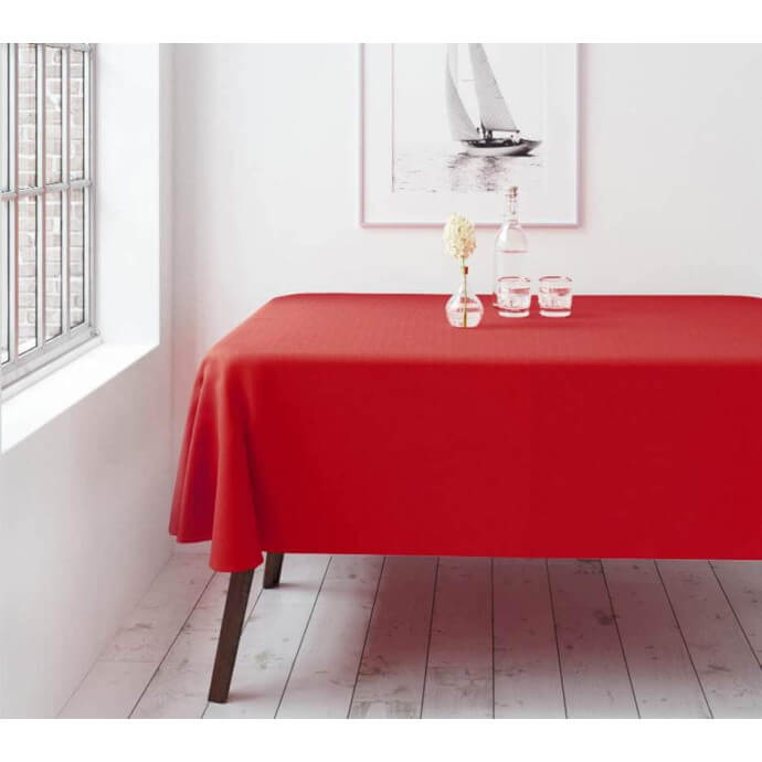 Obrus prostokątny Restly czerwony 150x150 1
