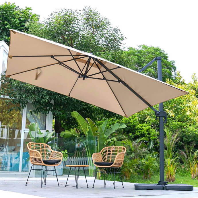 Parasol ogrodowy Comfort Taupe 14