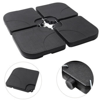 Parasol ogrodowy z podstawą (pokrowiec w zestawie) Maestro Taupe 19