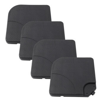 Parasol ogrodowy z podstawą Comfort Taupe 16