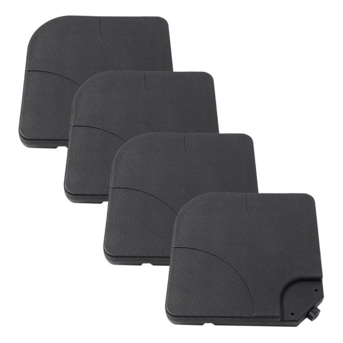 Parasol ogrodowy z podstawą i pokrowcem Comfort Taupe 17