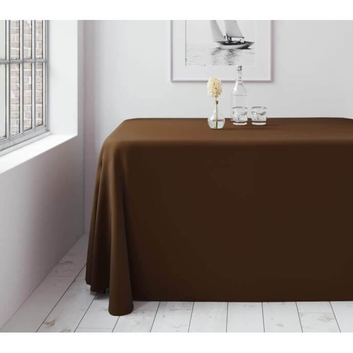 Obrus prostokątny Restly brązowy 220x220 1