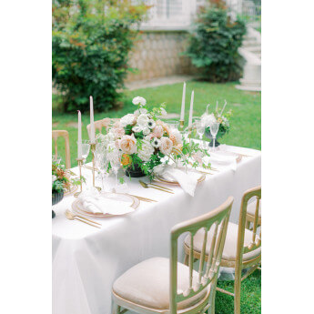 Obrus plamoodporny prostokątny Restly biały 220x220 4