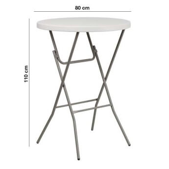 Stolik koktajlowy (cateringowy) D80 5