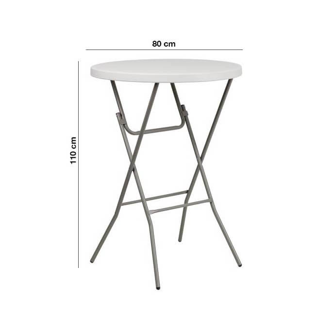 Stolik koktajlowy (cateringowy) D80 5