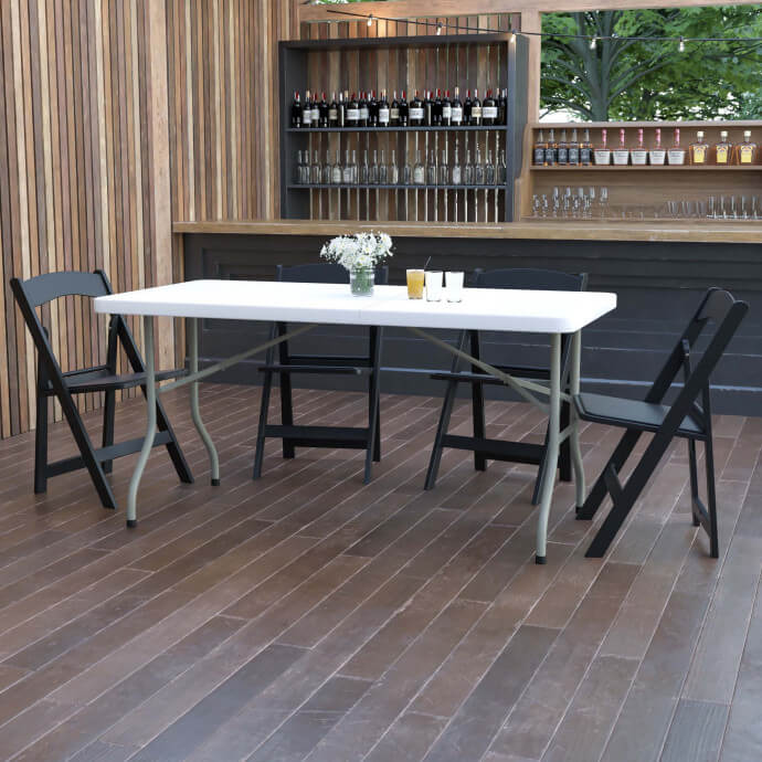 Stół cateringowy składany 150 cm. 3