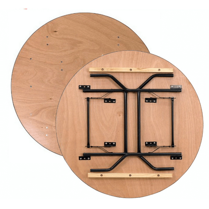 Stół bankietowy (konferencyjny) drewniany, okrągły D120 2