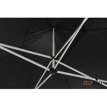 Namiot handlowy - ekspresowy, stalowy, 2x2 czarny Zeltpro PROFRAME 9
