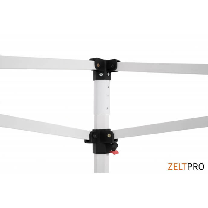 Namiot handlowy - ekspresowy, stalowy, 2x2 czarny Zeltpro PROFRAME 18