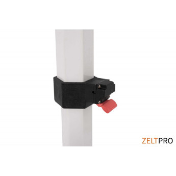 Namiot handlowy - ekspresowy, stalowy, 2x2 czarny Zeltpro PROFRAME 20