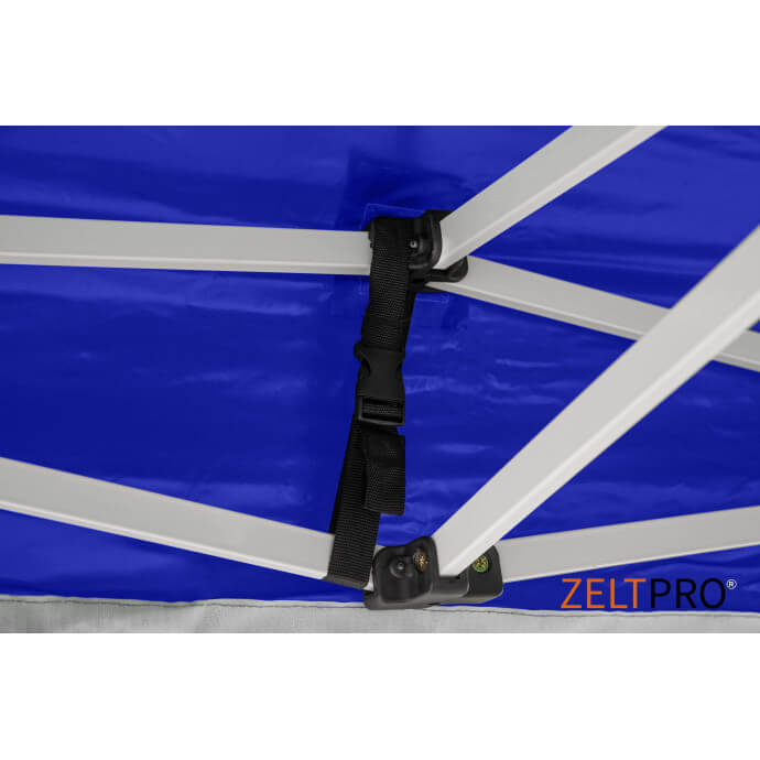 Namiot handlowy - ekspresowy, stalowy, 2x2 niebieski Zeltpro PROFRAME 14