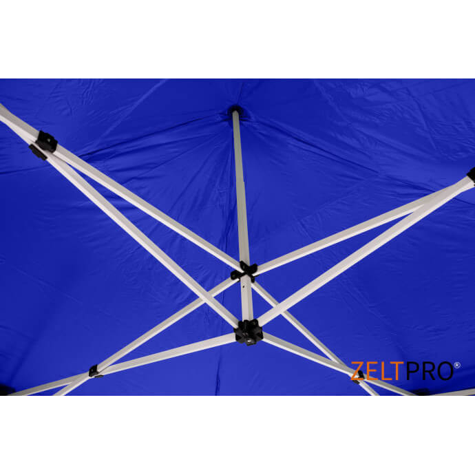 Namiot handlowy - ekspresowy, stalowy, 2x2 niebieski Zeltpro PROFRAME 16