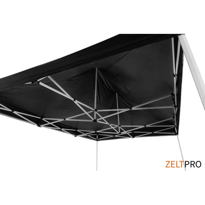 Namiot handlowy - ekspresowy, stalowy, 3x2 czarny Zeltpro PROFRAME 6
