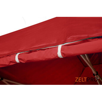Namiot handlowy - ekspresowy, stalowy, 3x2 czerwony Zeltpro PROFRAME 11